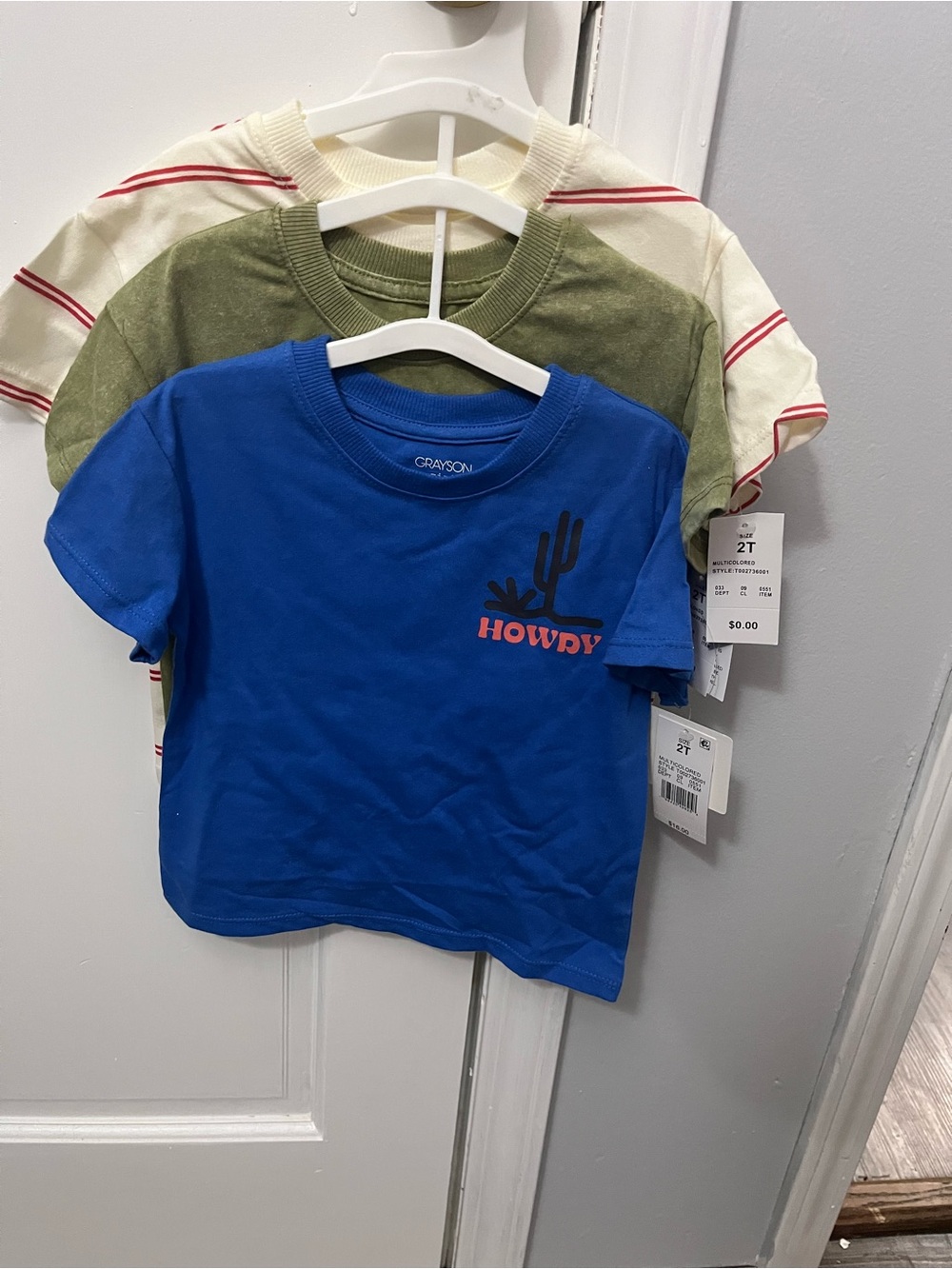 Grayson Boys' 3 pack of tshirts